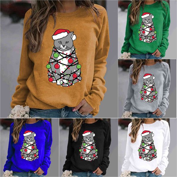 women's clothing dresses 2021 spring women's santa claus print round neck loose casual long sleeve t-shirt, Black;gray
women's clothing dresses 2021 spring women's santa claus print round neck loose casual long sleeve t-shirt, Black;gray