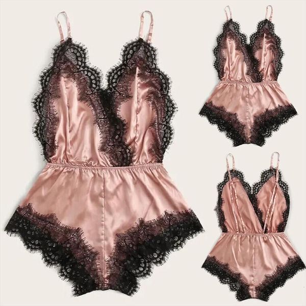 nightdress lingerie lace satin womens sleepwears bodysuit underwear pajama pijama mujer pyjama femme, Black;red
nightdress lingerie lace satin womens sleepwears bodysuit underwear pajama pijama mujer pyjama femme, Black;red