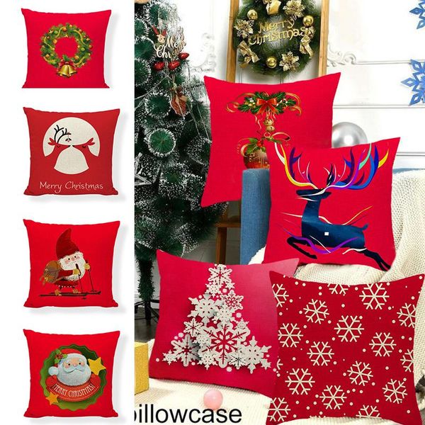 cushion/decorative pillow 45x45cm pillowcase cartoon santa claus elk red cushion cover christmas home car decor merry xmas gifts
cushion/decorative pillow 45x45cm pillowcase cartoon santa claus elk red cushion cover christmas home car decor merry xmas gifts