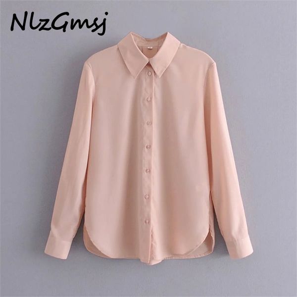 blouse women flowy pink shirt long sleeve turn down collar cute fit female chic front button soft streetwear 210628, White
blouse women flowy pink shirt long sleeve turn down collar cute fit female chic front button soft streetwear 210628, White
