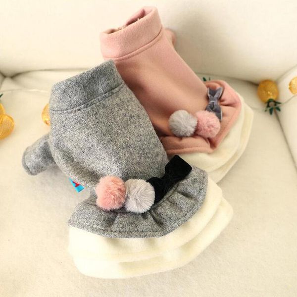 dog apparel cute double ball bow pet skirt for warm autumn winter clothes small and medium teddy bear clothing
dog apparel cute double ball bow pet skirt for warm autumn winter clothes small and medium teddy bear clothing