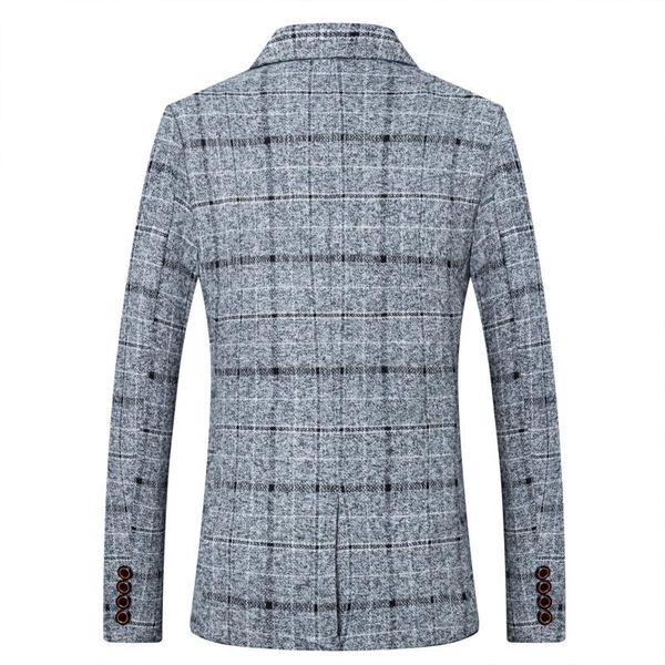 men's suits & blazers masculina moda nova casual boutique manga longa terno/masculino slim fit negócios xadrez casaco, White;black
men's suits & blazers masculina moda nova casual boutique manga longa terno/masculino slim fit negócios xadrez casaco, White;black