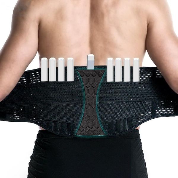 waist support men trainer corsets belt with steel plate trimmer musculation sports protection, Black;gray
waist support men trainer corsets belt with steel plate trimmer musculation sports protection, Black;gray