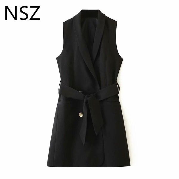women's vests nsz women elegant sleeveless blazer jacket belted autumn winter vest fashion waistcoat oversized streetwear tanks black 2, Black;white
women's vests nsz women elegant sleeveless blazer jacket belted autumn winter vest fashion waistcoat oversized streetwear tanks black 2, Black;white