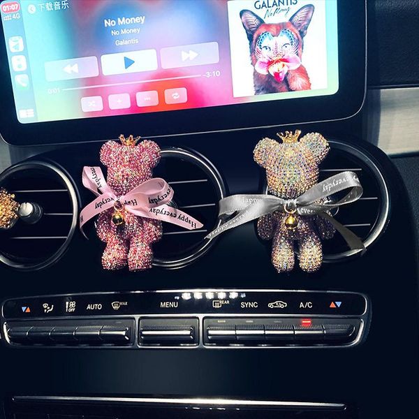 diamond bear car perfume air conditioning outlet fragrance clip handwork interior decoration ornaments freshener
diamond bear car perfume air conditioning outlet fragrance clip handwork interior decoration ornaments freshener