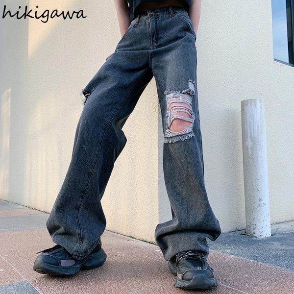 women's jeans hikigawa woman high waist jean for women hollow out straight pants vintage 2021 fashion trousers hip hop ladies long pant, Blue
women's jeans hikigawa woman high waist jean for women hollow out straight pants vintage 2021 fashion trousers hip hop ladies long pant, Blue