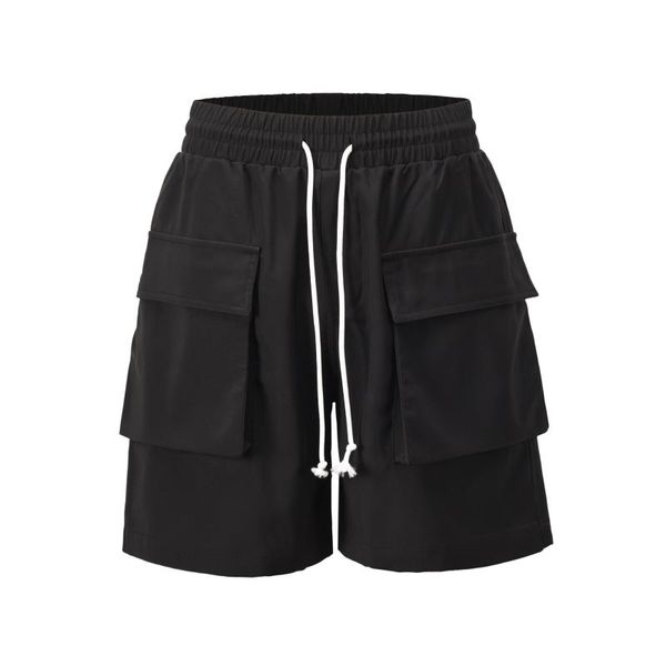 american famous high street brand summer men's loose casual shorts multi-pocket black pants outdoor oversized, White;black
american famous high street brand summer men's loose casual shorts multi-pocket black pants outdoor oversized, White;black