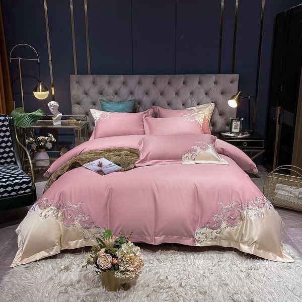 bedding sets luxury 600tc egyptian cotton embroidery set king duvet cover flat/fitted sheet pillowcases home textiles bedclothe
bedding sets luxury 600tc egyptian cotton embroidery set king duvet cover flat/fitted sheet pillowcases home textiles bedclothe
