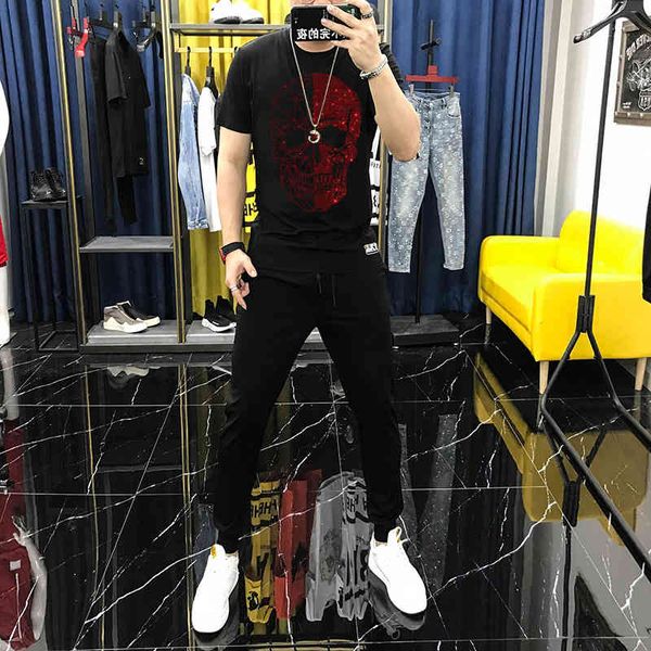 men's tracksuits t-shirt personality summer jogger sale training cranium fashion defines short sleeve 2a5j, Gray
men's tracksuits t-shirt personality summer jogger sale training cranium fashion defines short sleeve 2a5j, Gray