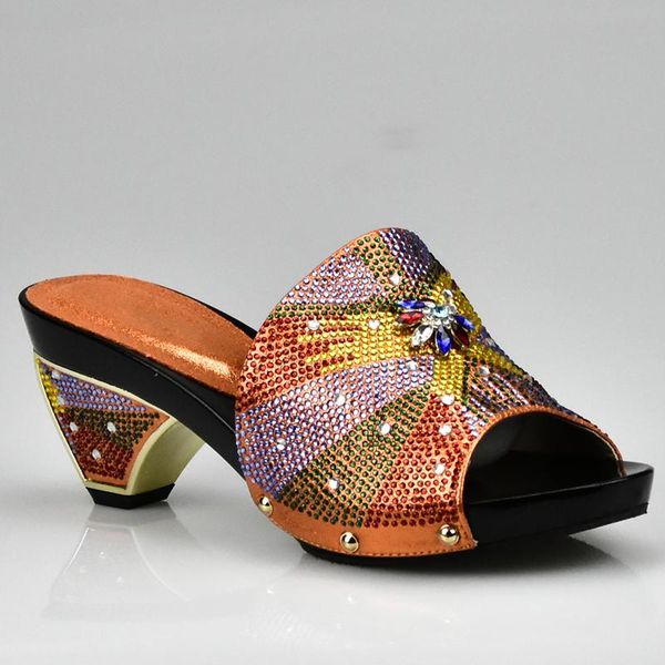 dress shoes latest orange african women slides summer style bright color with slippers for woman wedding parties nigerian, Black
dress shoes latest orange african women slides summer style bright color with slippers for woman wedding parties nigerian, Black