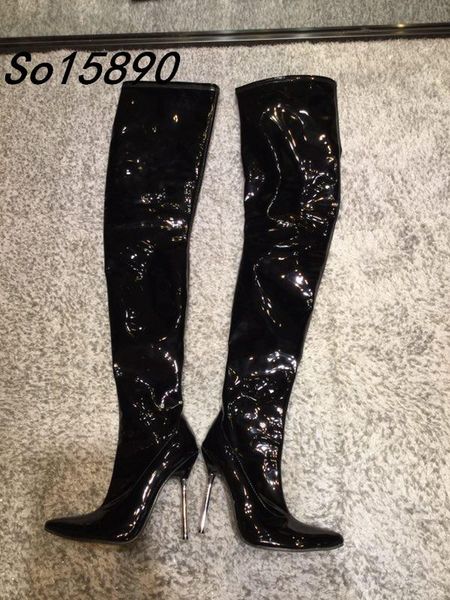 boots 2021 large sizes thigh high for women over the knee super thin heels 12cm stilettos metal pointy toes boot, Black
boots 2021 large sizes thigh high for women over the knee super thin heels 12cm stilettos metal pointy toes boot, Black