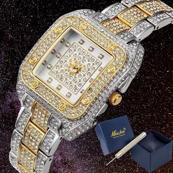 classic design tank square women hip hop quartz women's wrist es fashion ladies iced out watch female clock relogio, Slivery;brown
classic design tank square women hip hop quartz women's wrist es fashion ladies iced out watch female clock relogio, Slivery;brown