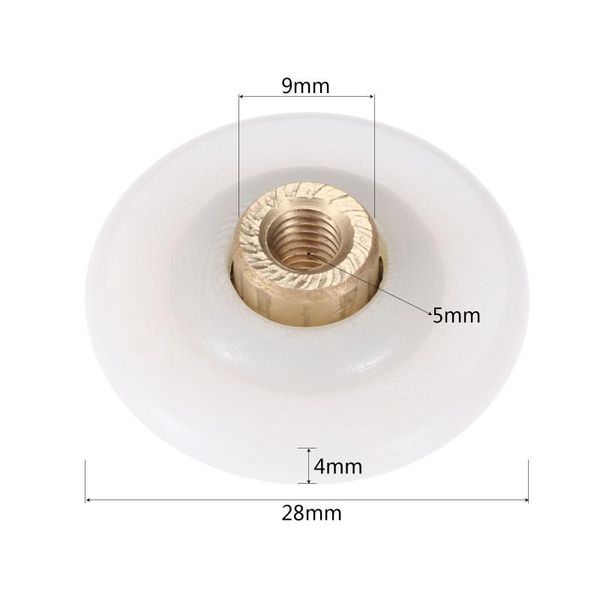 other door hardware 1 pc nylon & brass shower rollers wheel bathroom glass sliding roller bearing pulley runner 28mm
other door hardware 1 pc nylon & brass shower rollers wheel bathroom glass sliding roller bearing pulley runner 28mm
