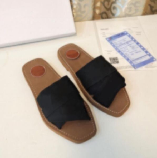 original brand woody mules flat slipper 2021 women fashion deisgner letters cross weave canvas strap 9 colors beach flip flop shoes sandals, Black
original brand woody mules flat slipper 2021 women fashion deisgner letters cross weave canvas strap 9 colors beach flip flop shoes sandals, Black