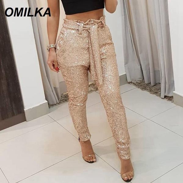 women's pants & capris omilka glitter sequin belt pencil 2021 autumn women gold silver shiny nightclub party elegant bling, Black;white
women's pants & capris omilka glitter sequin belt pencil 2021 autumn women gold silver shiny nightclub party elegant bling, Black;white