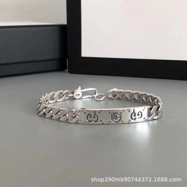 2021 new jewelry double skull bracelet elf couple interlocking bracelet wind, Black
2021 new jewelry double skull bracelet elf couple interlocking bracelet wind, Black