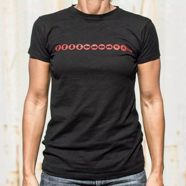 contra code t-shirt | short sleeve graphic tee for women, White;black