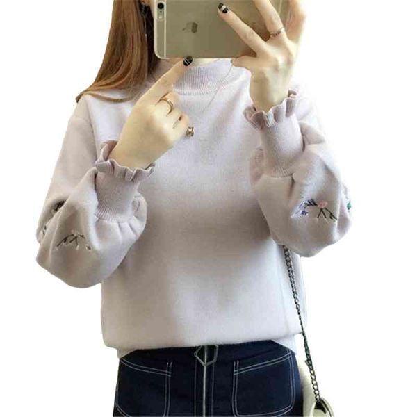 women's sweaters korean fashion autumn, half-knit turtleneck, knitting sweater, women's casual baggy long sleeve , knitted or croc, White;black
women's sweaters korean fashion autumn, half-knit turtleneck, knitting sweater, women's casual baggy long sleeve , knitted or croc, White;black