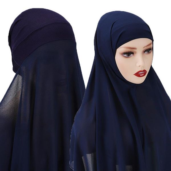 scarves chiffon hijab with bonnet elastic rope cap bubble heavy solid color inner scarf headband stretch cover headwrap turbante, Blue;gray
scarves chiffon hijab with bonnet elastic rope cap bubble heavy solid color inner scarf headband stretch cover headwrap turbante, Blue;gray