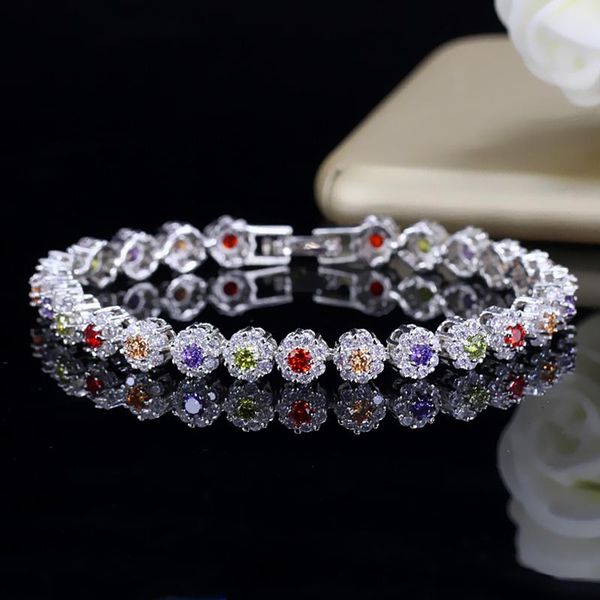 link chain beaqueen trendy green and white cubic zirconia stone setting ladies tennis bracelets silver 925 jewelry for women b100, Black
link chain beaqueen trendy green and white cubic zirconia stone setting ladies tennis bracelets silver 925 jewelry for women b100, Black