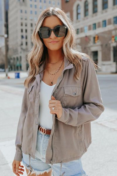 women's jackets zipper jacket women button down outerwear spring autumn casual streetwear drawstring hem plus size aesthetic female coa, Black;brown
women's jackets zipper jacket women button down outerwear spring autumn casual streetwear drawstring hem plus size aesthetic female coa, Black;brown