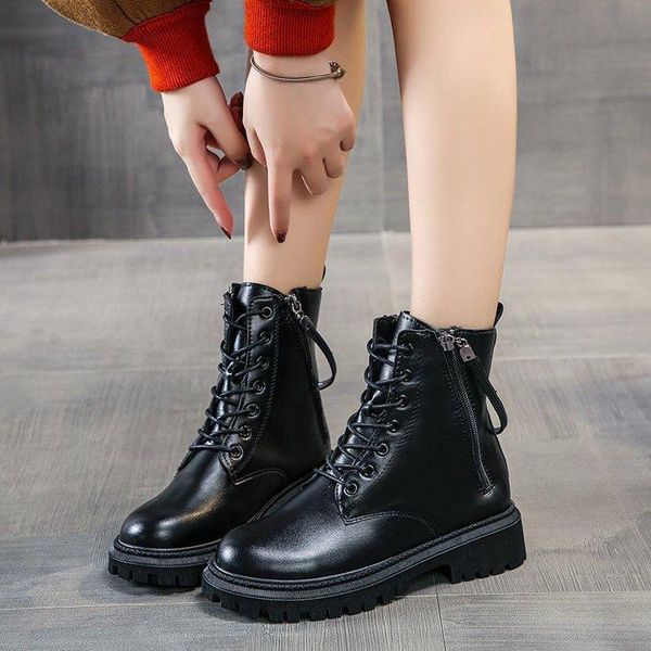 boots 2021 side zipper black platform women winter leather lace up ankle motorcycle botas mujer
boots 2021 side zipper black platform women winter leather lace up ankle motorcycle botas mujer