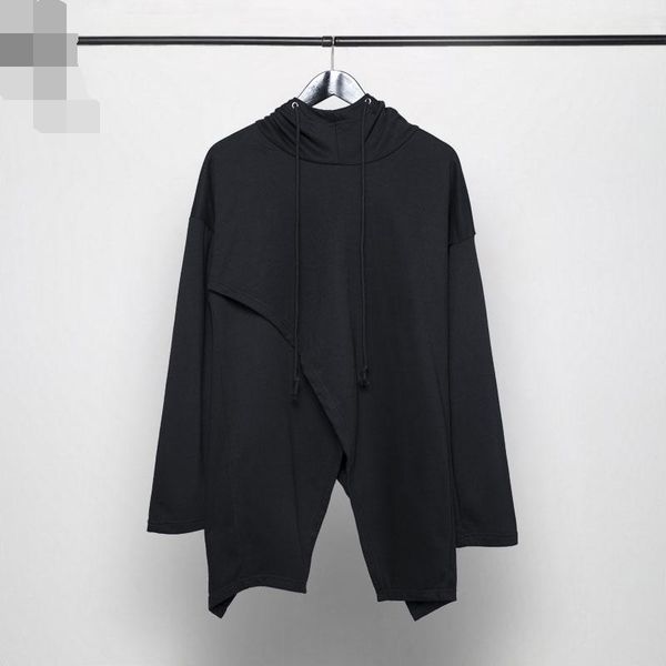 men's hoodies & sweatshirts long sleeve hoodie spring and autumn dark irregular asymmetric three-dimensional cut patchwork design pullo, Black
men's hoodies & sweatshirts long sleeve hoodie spring and autumn dark irregular asymmetric three-dimensional cut patchwork design pullo, Black
