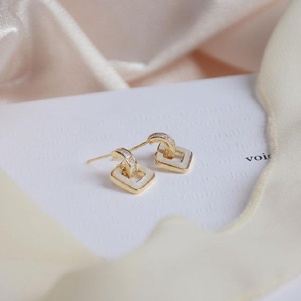stud european and american s925 silver needle simple square micro inlaid zircon light luxury minority earrings daily versatile exquis, Golden;silver
stud european and american s925 silver needle simple square micro inlaid zircon light luxury minority earrings daily versatile exquis, Golden;silver