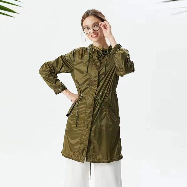 women's trench coats women's windbreaker clothes sun protection jacket hooded raincoats women autumn clothing long summer, Tan;black
women's trench coats women's windbreaker clothes sun protection jacket hooded raincoats women autumn clothing long summer, Tan;black
