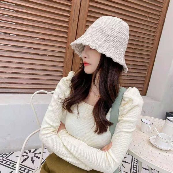 wide brim hats 2021 winter ladies bucket hat fashion hand-knitted plush warm fisherman sweet outdoor leisure wild small woolen bowl, Blue;gray
wide brim hats 2021 winter ladies bucket hat fashion hand-knitted plush warm fisherman sweet outdoor leisure wild small woolen bowl, Blue;gray