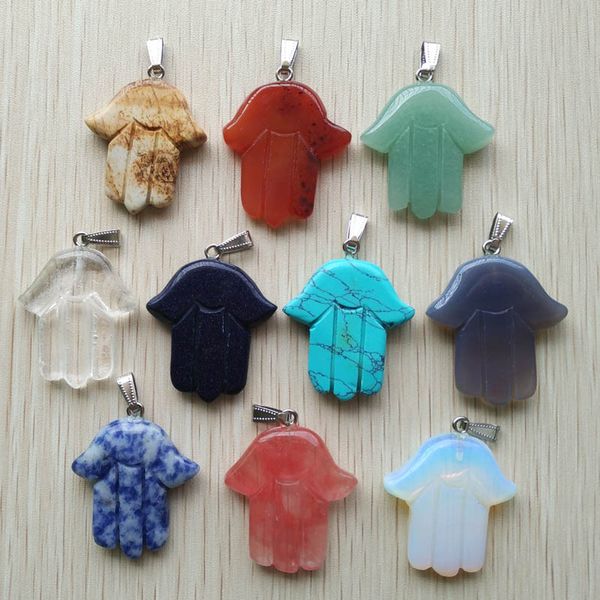 carved hand palm assorted natural stone charms crystal pendants for necklace accessories jewelry making, Bronze;silver
carved hand palm assorted natural stone charms crystal pendants for necklace accessories jewelry making, Bronze;silver