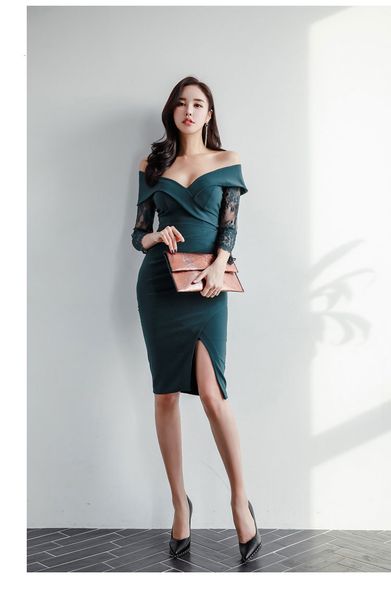 casual dresses lace v-neck off the shoulder pencil dress women winter coaktail sheath split backless bodycon vestidos jouc, Black;gray
casual dresses lace v-neck off the shoulder pencil dress women winter coaktail sheath split backless bodycon vestidos jouc, Black;gray