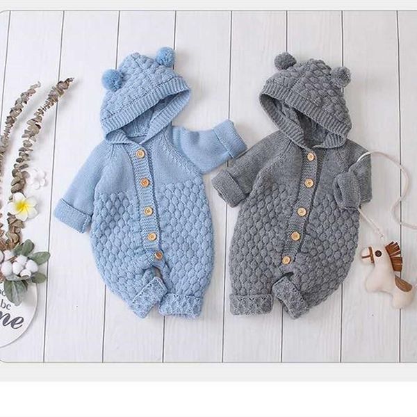 jumpsuits 6-24m born baby jackets knitted sweater autumn winter romper boys girls hooded bear ear boy clothe set, Blue
jumpsuits 6-24m born baby jackets knitted sweater autumn winter romper boys girls hooded bear ear boy clothe set, Blue