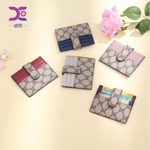 card holders 2021 women's wallet short style multi-card clutch bag, Brown;gray
card holders 2021 women's wallet short style multi-card clutch bag, Brown;gray