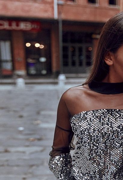 womens sheer mesh see through shirt sequin patchwork blouse fashion elegant slim long sleeve o neck fall, White
womens sheer mesh see through shirt sequin patchwork blouse fashion elegant slim long sleeve o neck fall, White