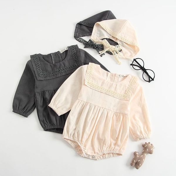 jumpsuits solid cotton baby autumn rompers + hat 2 pcs set vintage girl romper long sleeve clothes 6m - 3years infant jumpsuit, Blue
jumpsuits solid cotton baby autumn rompers + hat 2 pcs set vintage girl romper long sleeve clothes 6m - 3years infant jumpsuit, Blue