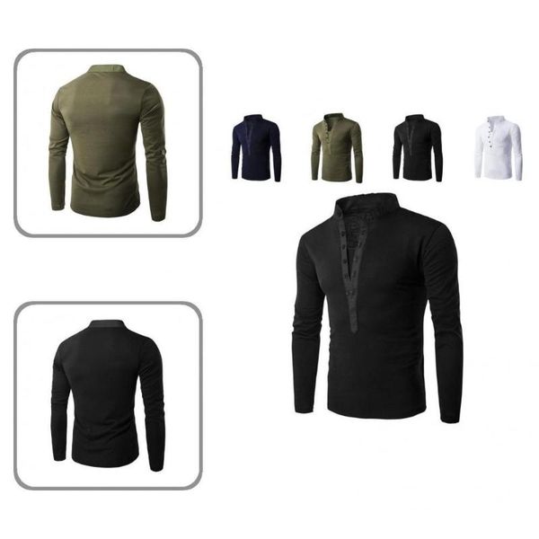 men's casual shirts leisure stylish slim stand collar spring clothes men shirt solid color for school, White;black
men's casual shirts leisure stylish slim stand collar spring clothes men shirt solid color for school, White;black