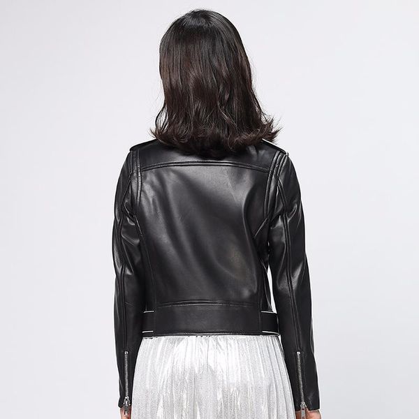 women's leather & faux 2021 genuine jacket women autumn real sheepskin coat korean motorcycle jackets chaqueta mujer yfn--2 yy522, Black
women's leather & faux 2021 genuine jacket women autumn real sheepskin coat korean motorcycle jackets chaqueta mujer yfn--2 yy522, Black