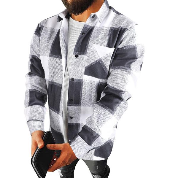 men's casual shirts dihope plaid shirt men 2021 summer fashion chemise homme mens checkered short sleeve blouse, White;black
men's casual shirts dihope plaid shirt men 2021 summer fashion chemise homme mens checkered short sleeve blouse, White;black