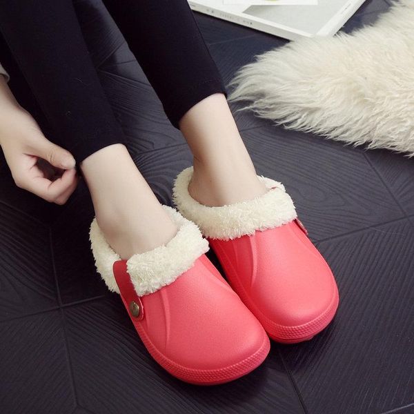 slippers women winter warm solid short plush waterproof eva lovers couple home flat indoor floor shoes house, Black
slippers women winter warm solid short plush waterproof eva lovers couple home flat indoor floor shoes house, Black