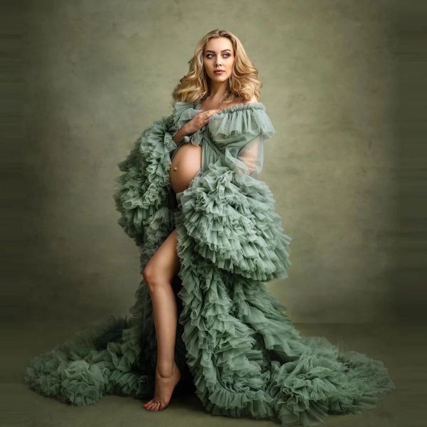 customise ruffle prom dress maternity robes for p shoot or baby shower tulle chic women plus size long sleeve pgraphy robe, Black
customise ruffle prom dress maternity robes for p shoot or baby shower tulle chic women plus size long sleeve pgraphy robe, Black