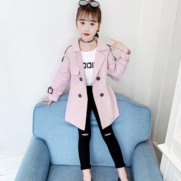 coat girls baby's kids windbreaker jacket outwear 2021 lace up spring autumn cotton buttons cardigan school children's clothing, Blue;gray
coat girls baby's kids windbreaker jacket outwear 2021 lace up spring autumn cotton buttons cardigan school children's clothing, Blue;gray
