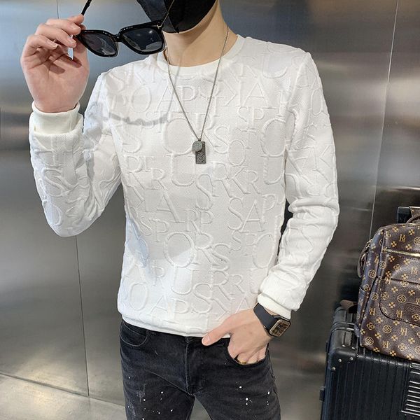 men's jackets autumn winter knitted t-shirt korean alphabet printed men's hoodie, Black;brown
men's jackets autumn winter knitted t-shirt korean alphabet printed men's hoodie, Black;brown