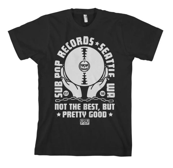 Sub Pop We're Not The Best T-shirt black NEW! Proferssionally made and printed, White;black
Sub Pop We're Not The Best T-shirt black NEW! Proferssionally made and printed, White;black
