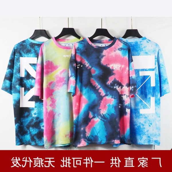 2021 spring and summer new off rainbow rendering splash white arrow short sleeve unisex, White;black
2021 spring and summer new off rainbow rendering splash white arrow short sleeve unisex, White;black