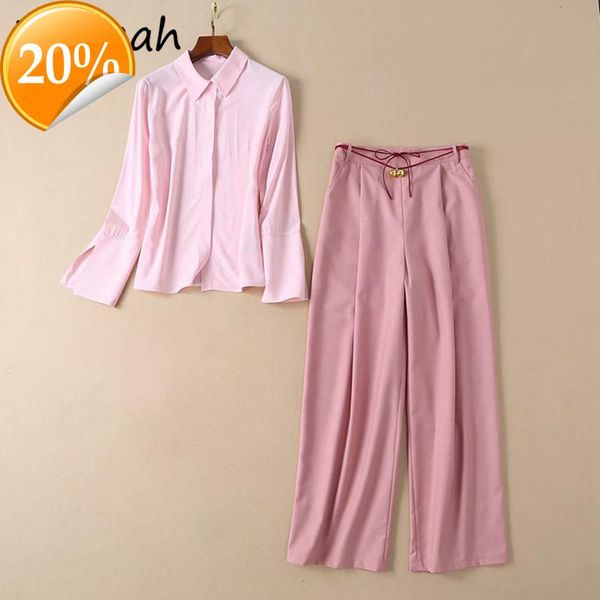 summer women fashion runway pants set long arm printed blouse + high waist 2 two piece suits women's, White
summer women fashion runway pants set long arm printed blouse + high waist 2 two piece suits women's, White