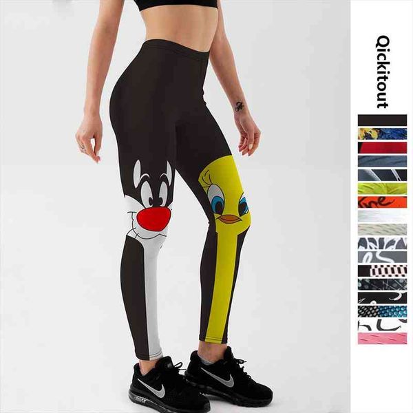 leggings drop fitness pants women lovely cartoon cat and duck printed women cute casual leggings, Black
leggings drop fitness pants women lovely cartoon cat and duck printed women cute casual leggings, Black
