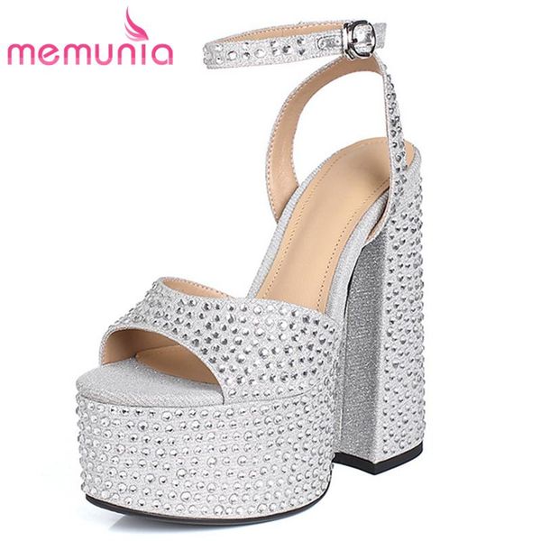 dress shoes memunia 2021 est super high heel platform sandals women party wedding crystal buckle summer ladies, Black
dress shoes memunia 2021 est super high heel platform sandals women party wedding crystal buckle summer ladies, Black