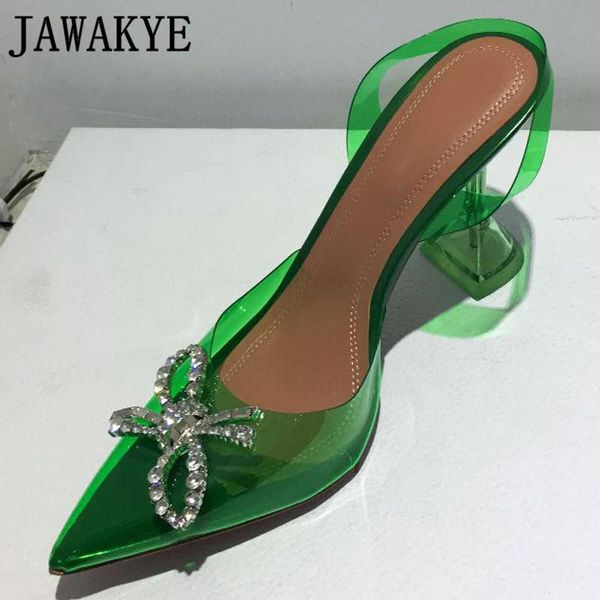 dress shoes transparent pvc crystal high heel sandals women bow-knot pointy toe goblet jelly summer party wedding, Black
dress shoes transparent pvc crystal high heel sandals women bow-knot pointy toe goblet jelly summer party wedding, Black