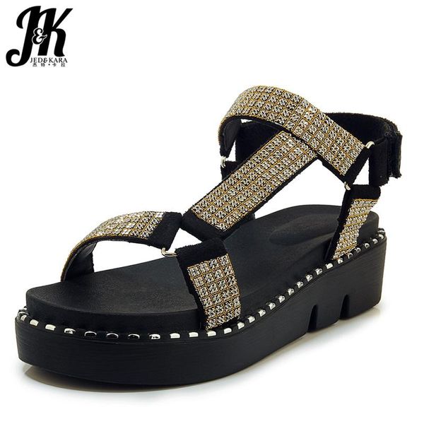 dress shoes jk crystal sandals women open toe footwear studded female med heels platform woman summer plus size 32-44, Black
dress shoes jk crystal sandals women open toe footwear studded female med heels platform woman summer plus size 32-44, Black